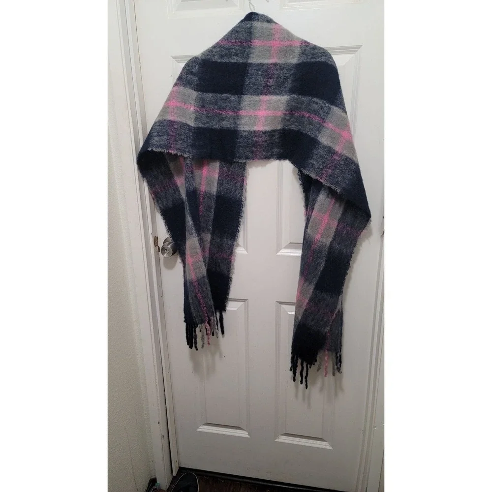 J. Crew Made‎ In Italy Plaid Wool & Alpaca Scarf